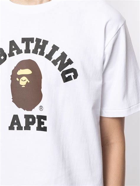 bape and fendi monster t shirt white|A BATHING APE® Graphic Print T.